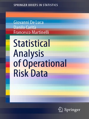 cover image of Statistical Analysis of Operational Risk Data
